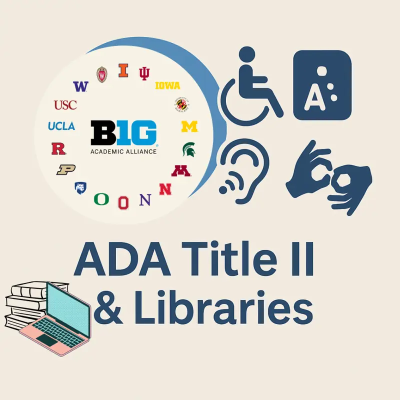 ADA Title II and Libraries ADA Title II and Libraries Graphic