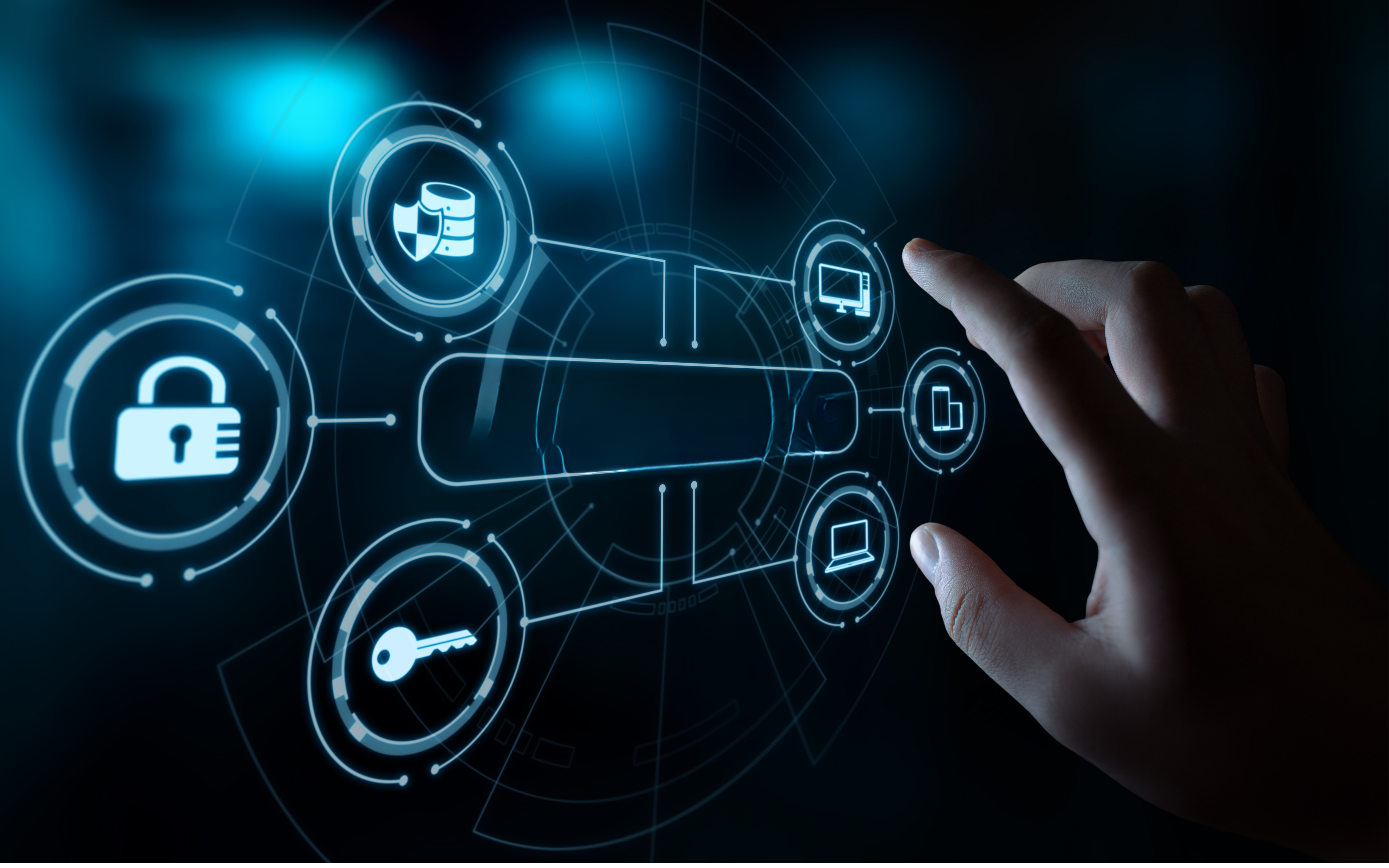 cyber security background
